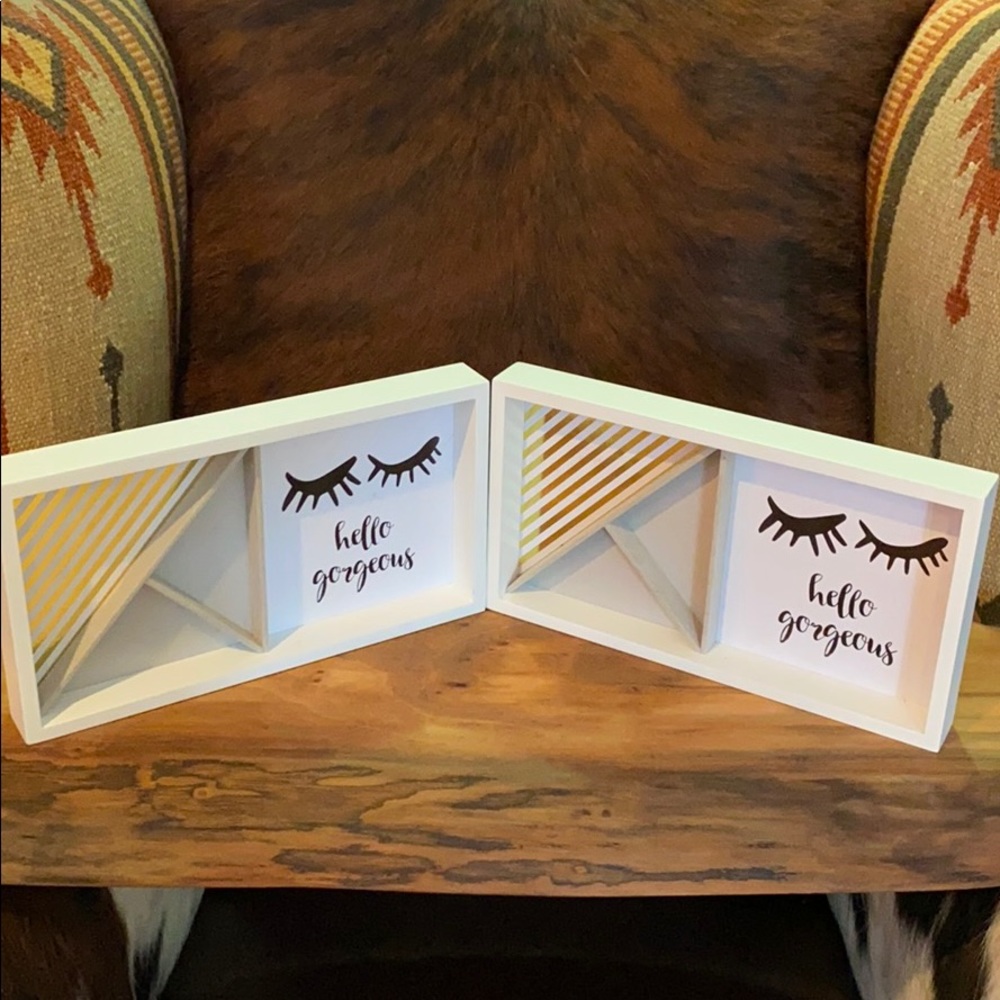Set of 2 Wooden Organizer Trays